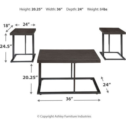 Tables Airdon (lot de 3) - Bronze