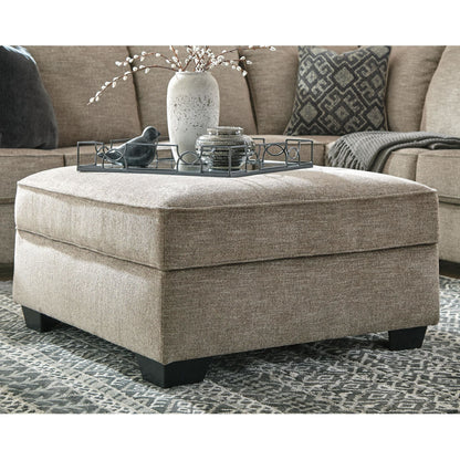 Pouf de rangement bovarien - Pierre