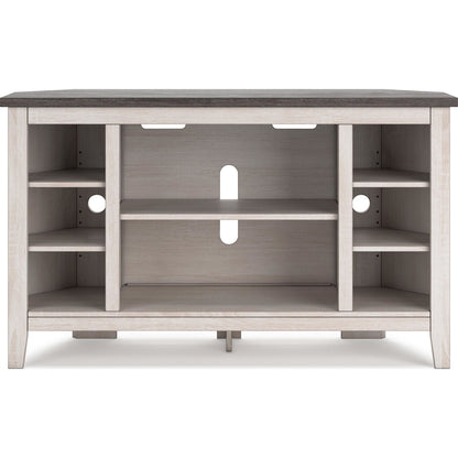 Meuble TV d'angle Dorrinson - Bicolore