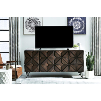 Meuble TV Chasinfield - Marron foncé