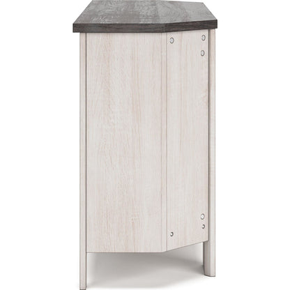 Meuble TV d'angle Dorrinson - Bicolore