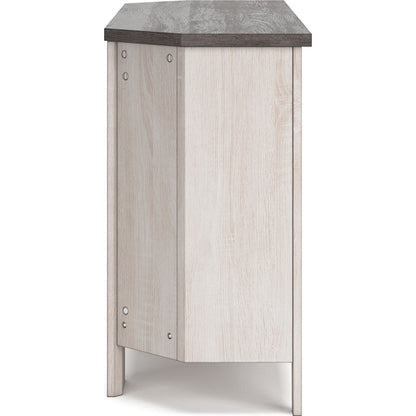 Meuble TV d'angle Dorrinson - Bicolore