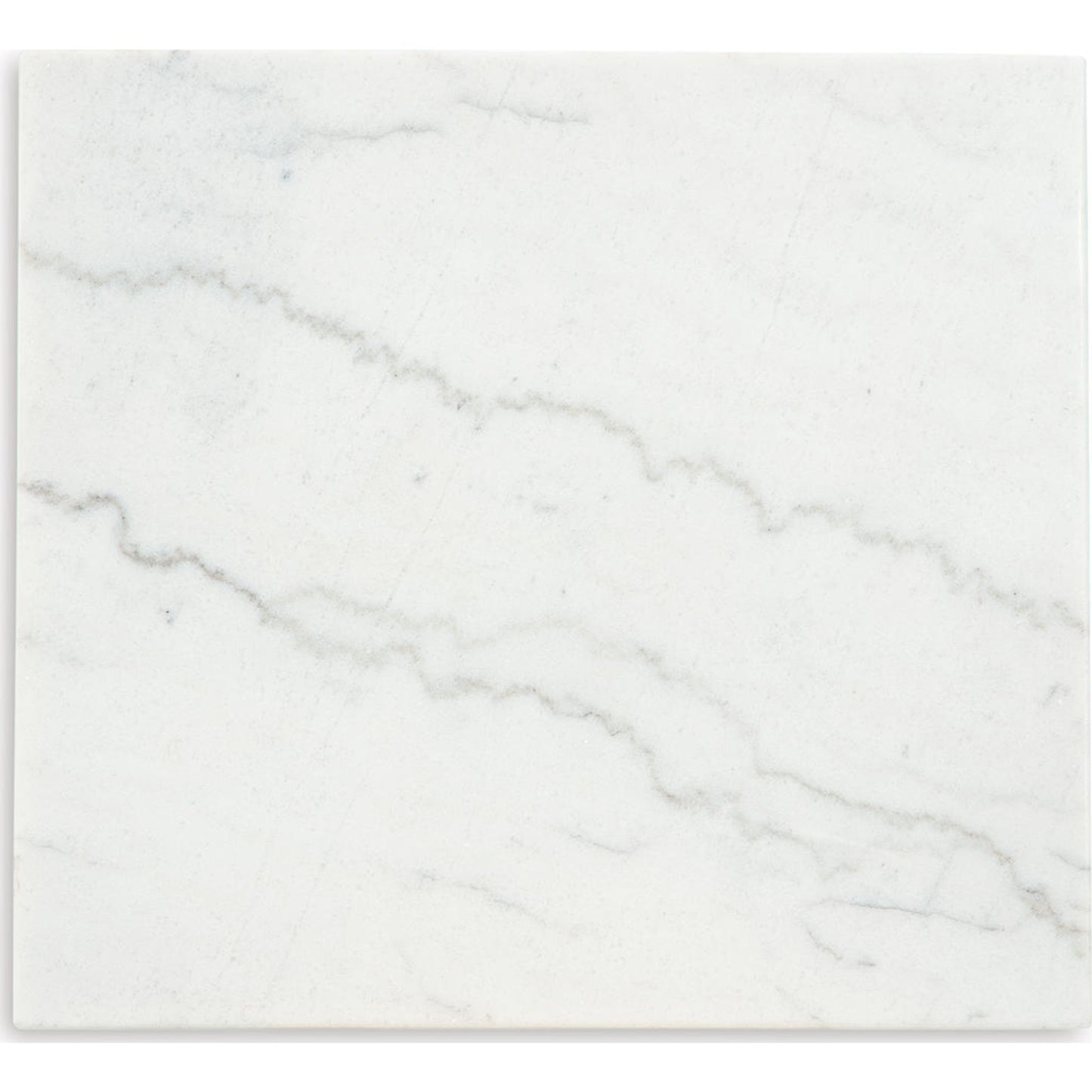 Table d'appoint Burkhaus - Blanc/marron foncé
