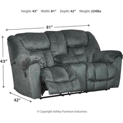Causeuse inclinable Capehorn avec console - Granit