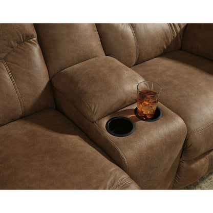 Causeuse inclinable Boxberg avec console - Écorce