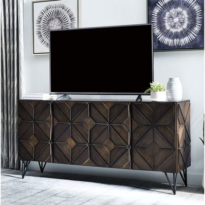 Meuble TV Chasinfield - Marron foncé