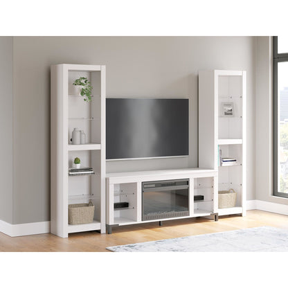 Meuble de divertissement 3 pièces Brollevi - Blanc