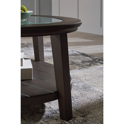 Table basse Celamar - Marron foncé