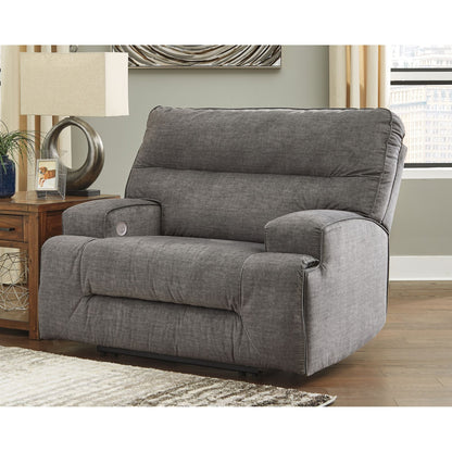 Fauteuil inclinable électrique Coombs à siège large - Anthracite