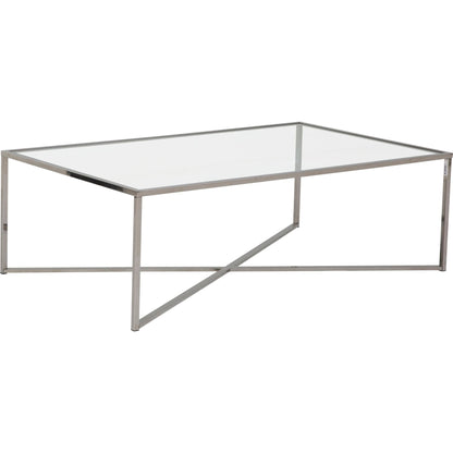 Table basse Cross Over - Verre