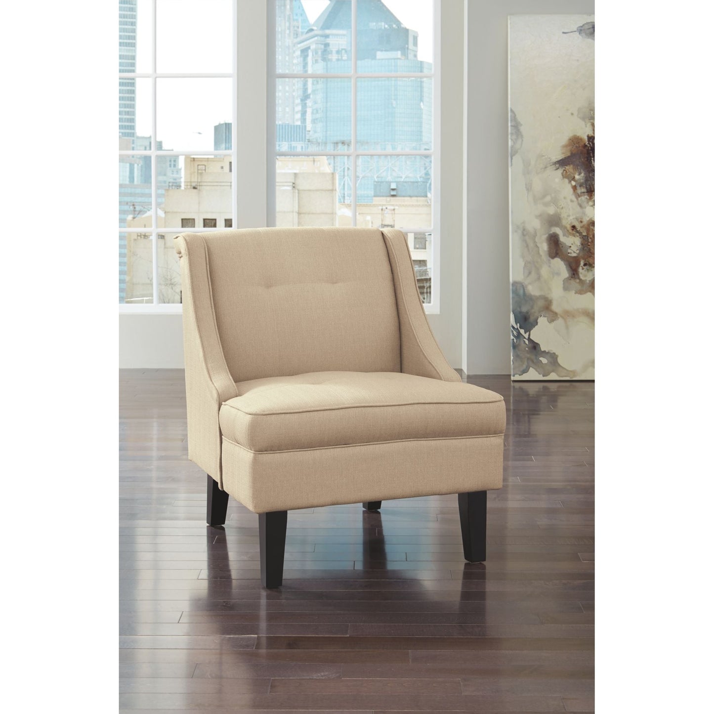 Fauteuil d'appoint Clarinda - Crème