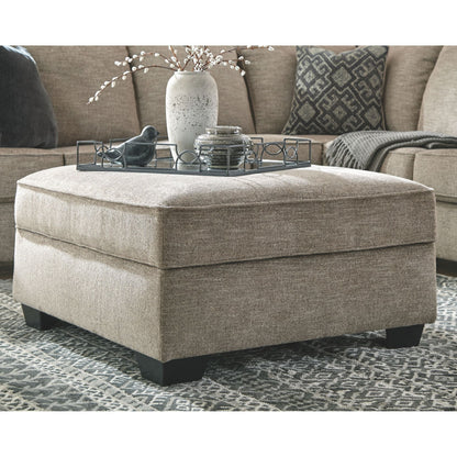 Pouf de rangement bovarien - Pierre