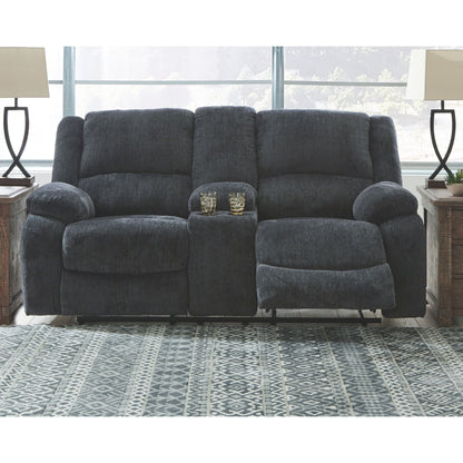 Causeuse inclinable Draycoll avec console - Ardoise