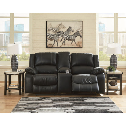 Causeuse inclinable avec console Calderwell - Noir