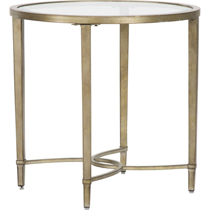 Table de Bout Copia - Argent Antique