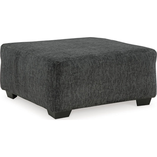 Pouf d'appoint surdimensionné Biddeford - Ébène