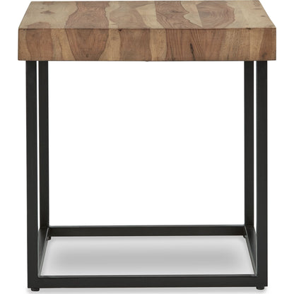 Table d'appoint Bellwick - Naturel/Noir