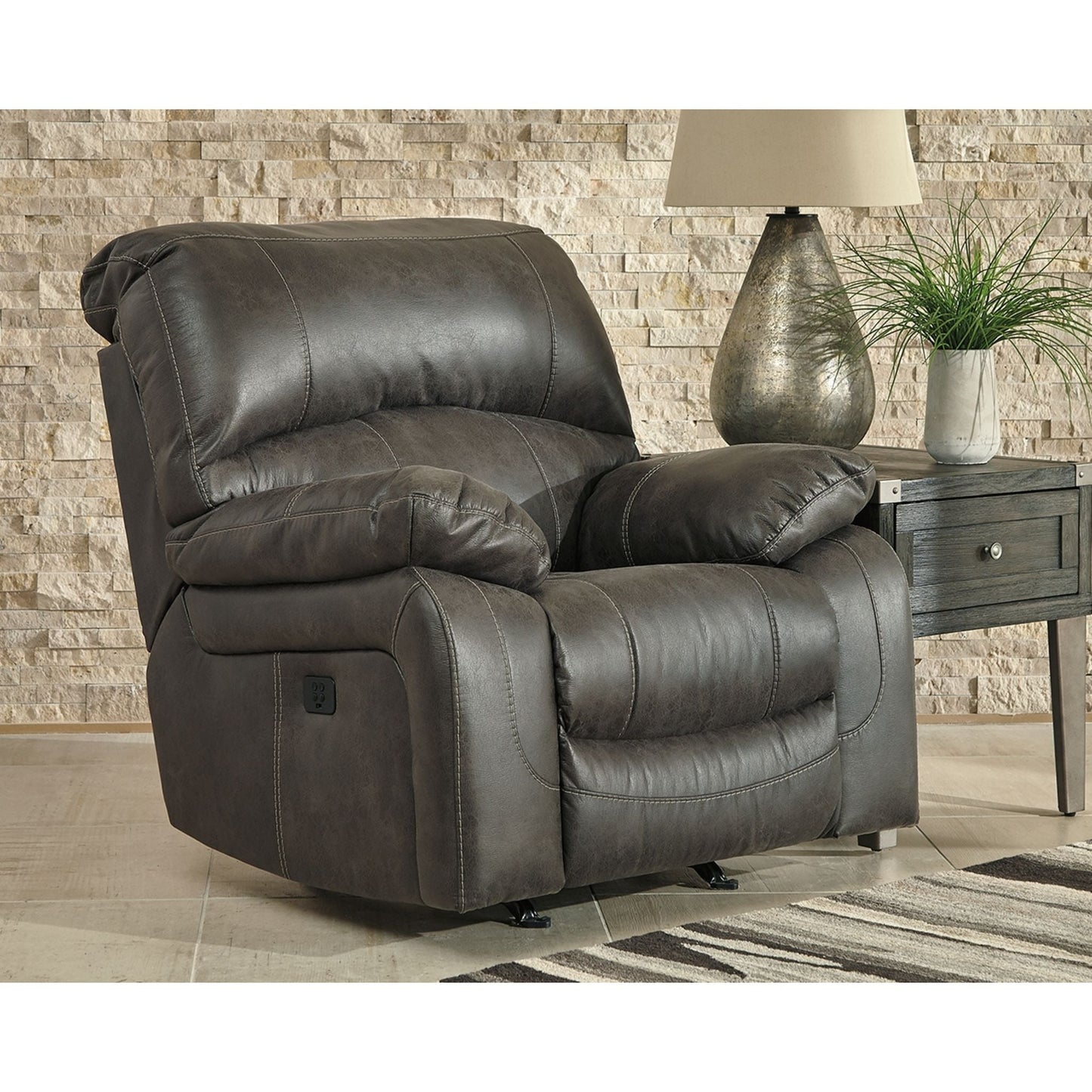 Fauteuil inclinable électrique à bascule Dunwell - Acier