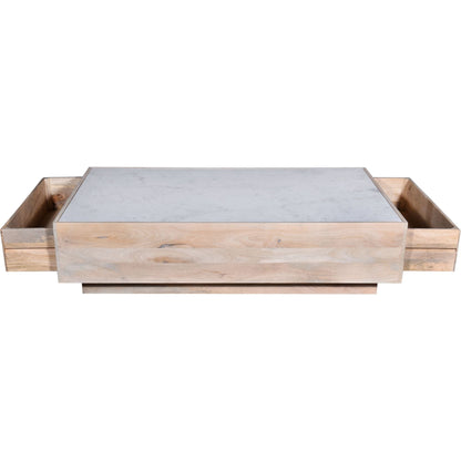 Table basse Avani - Marbre blanc