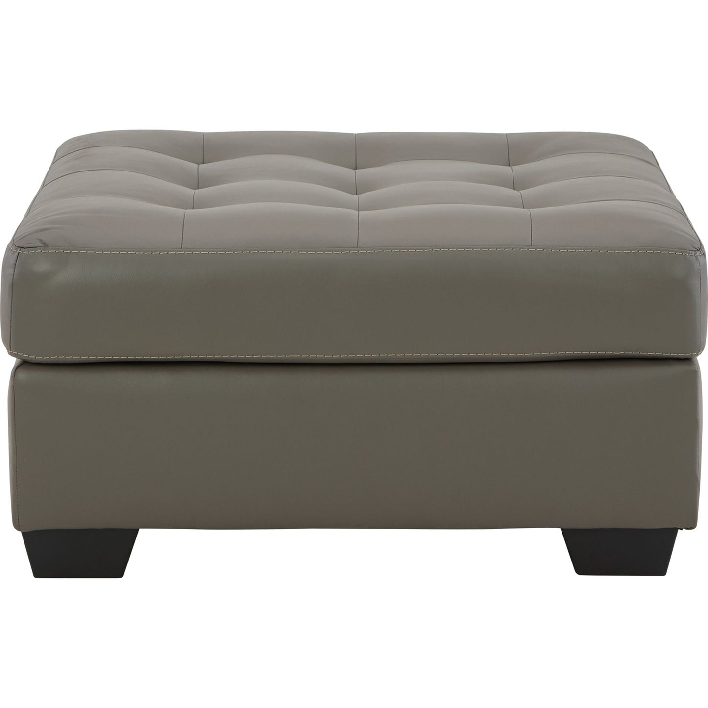 Pouf d'appoint surdimensionné Donlen - Gris