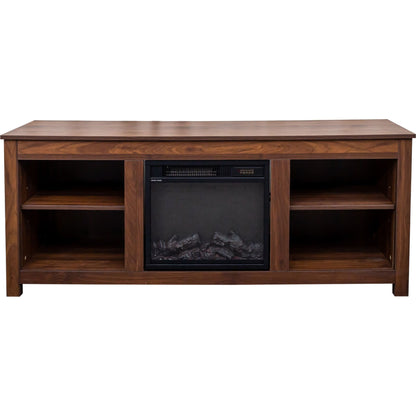 Meuble TV Brenna avec cheminée