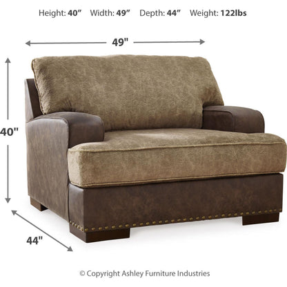 Chaise et demie Alesbury - Chocolat