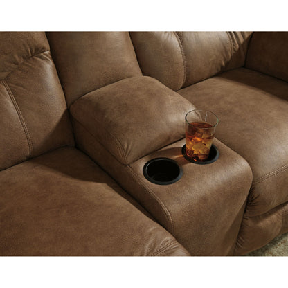 Causeuse inclinable Boxberg avec console - Écorce