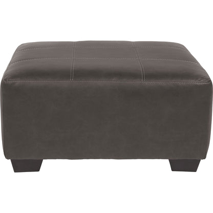 Pouf d'appoint surdimensionné Aberton - Gris