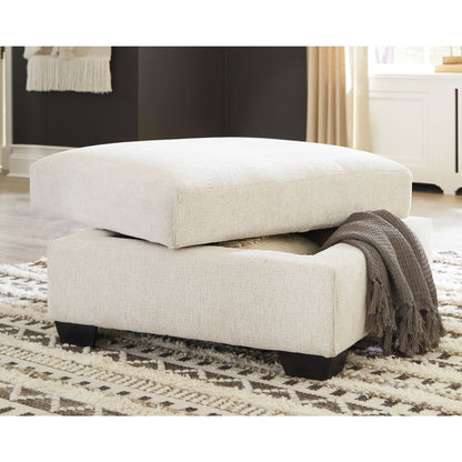 Pouf de rangement Brantley - Neige