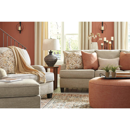 Pouf d'appoint surdimensionné Almanza - Henné