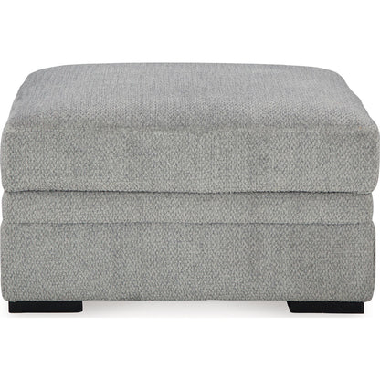 Pouf de rangement Casselbury - Ciment