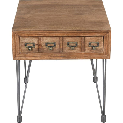 Table d'appoint American Vintage - Marron moyen