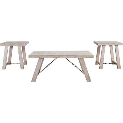 Tables Carynhurst (lot de 3) - Blanchi à la chaux