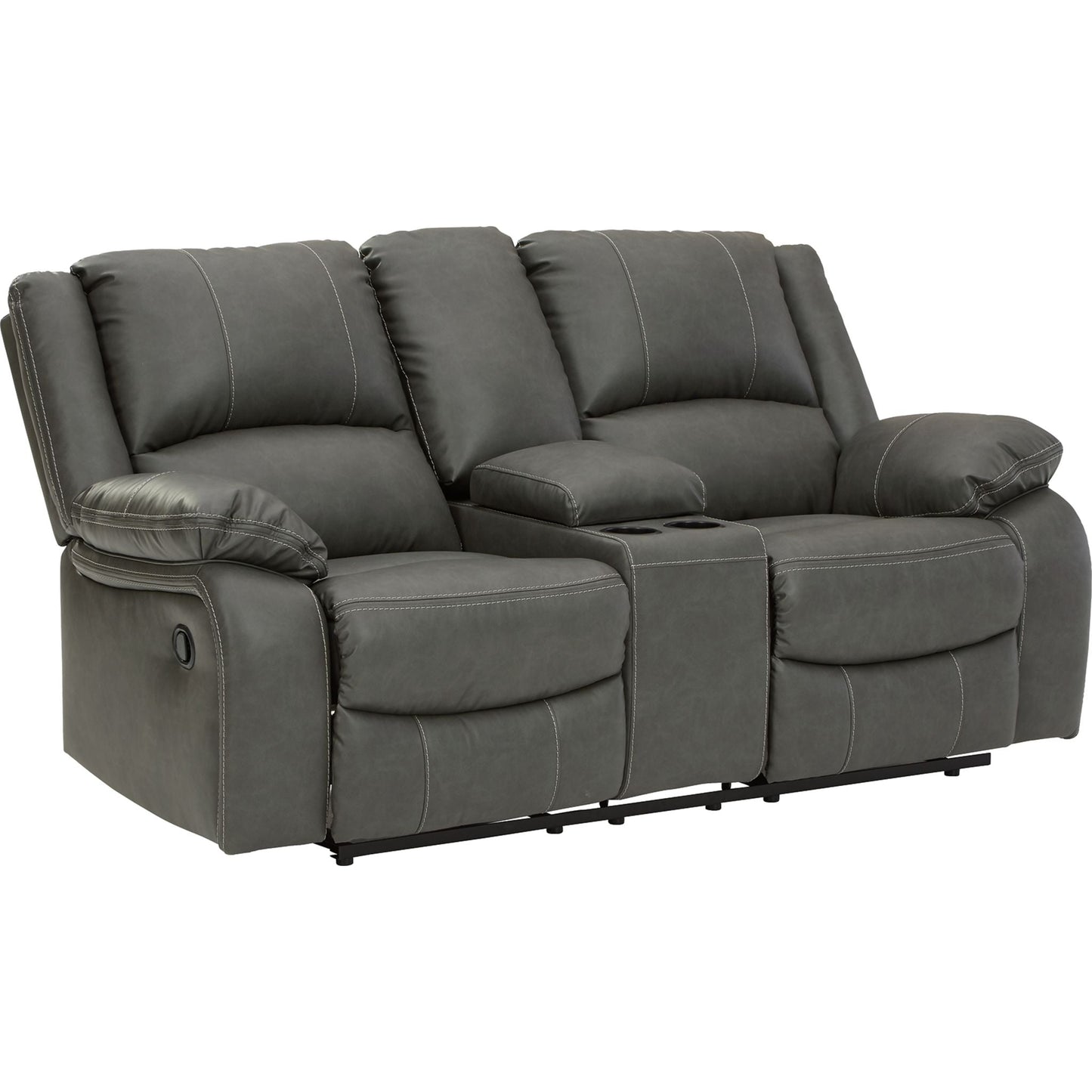Causeuse inclinable avec console Calderwell - Gris