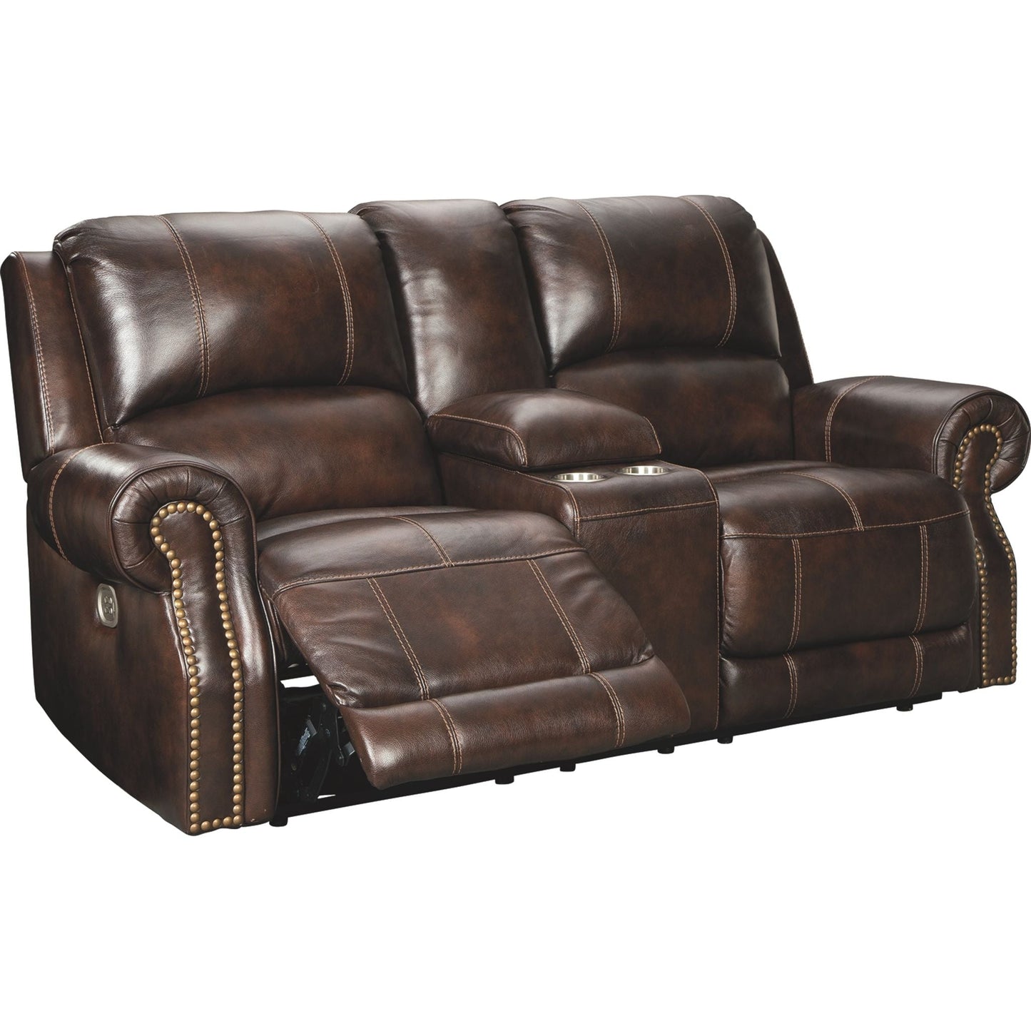 Causeuse inclinable électrique Buncrana - Chocolat