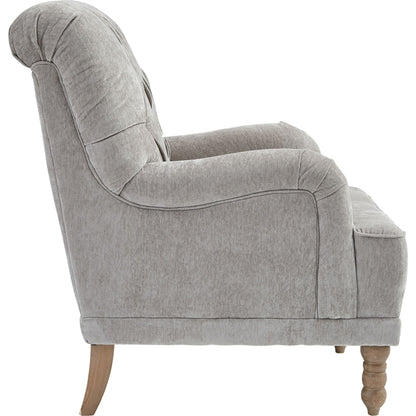 Fauteuil d'appoint Dinara - Gris tourterelle