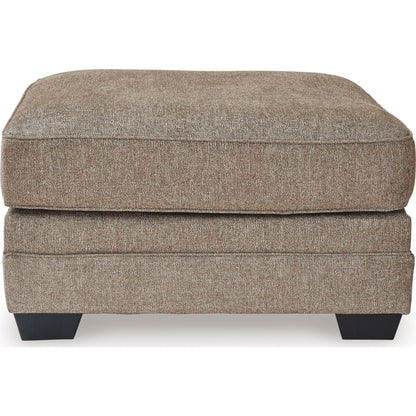 Pouf d'appoint surdimensionné Cannonbrook - Noix de muscade