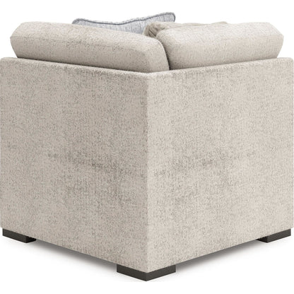 Canapé modulable Cuddle Plush 8 pièces avec poufs - Arctic