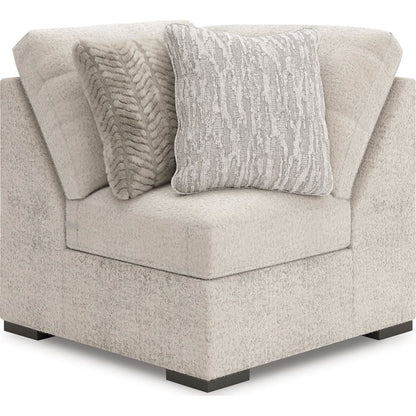 Canapé modulable Cuddle Plush 8 pièces avec poufs - Arctic