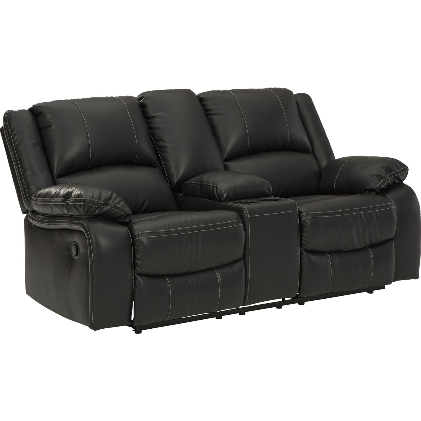 Causeuse inclinable avec console Calderwell - Noir