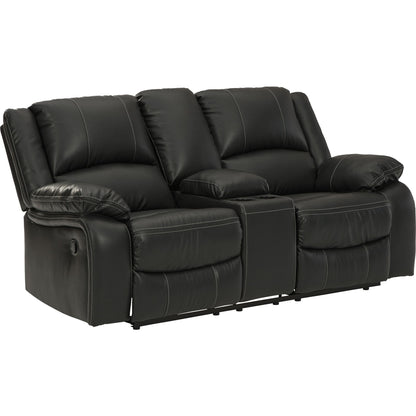 Causeuse inclinable avec console Calderwell - Noir