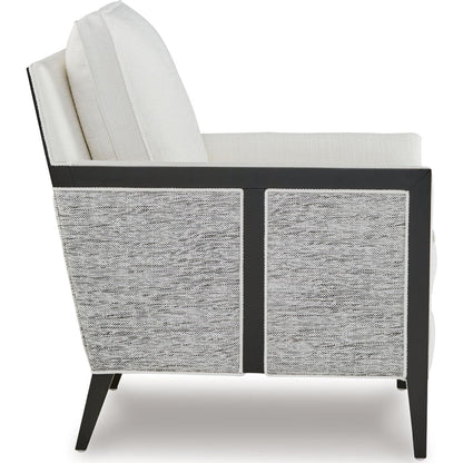 Fauteuil d'appoint Ardenworth - Noir/Ivoire