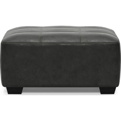 Pouf d'appoint surdimensionné Bilgray - Étain