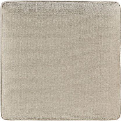 Pouf d'appoint surdimensionné Decelle - Mastic