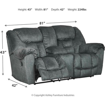 Causeuse inclinable Capehorn avec console - Granit