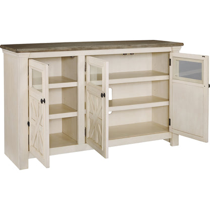 Meuble TV Bolanburg - Blanc/Gris patiné