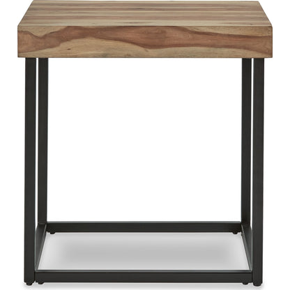 Table d'appoint Bellwick - Naturel/Noir