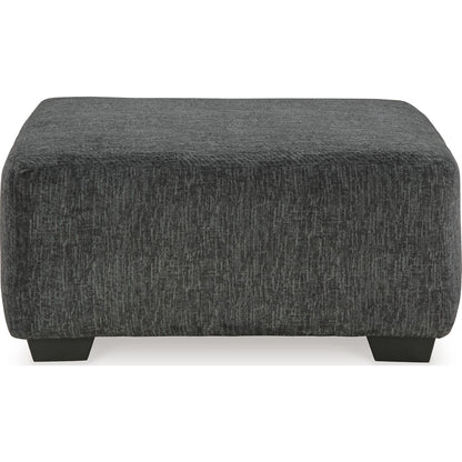 Pouf d'appoint surdimensionné Biddeford - Ébène