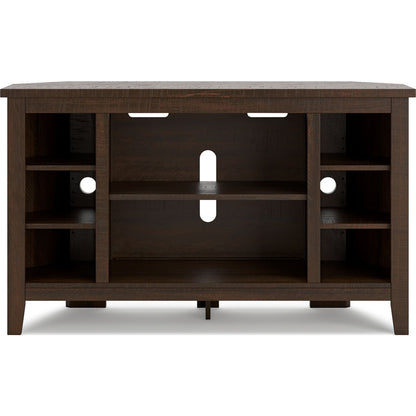 Meuble TV d'angle Camiburg - Marron chaud