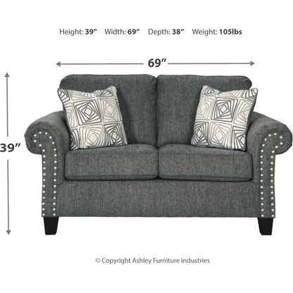 Causeuse Agleno - Anthracite